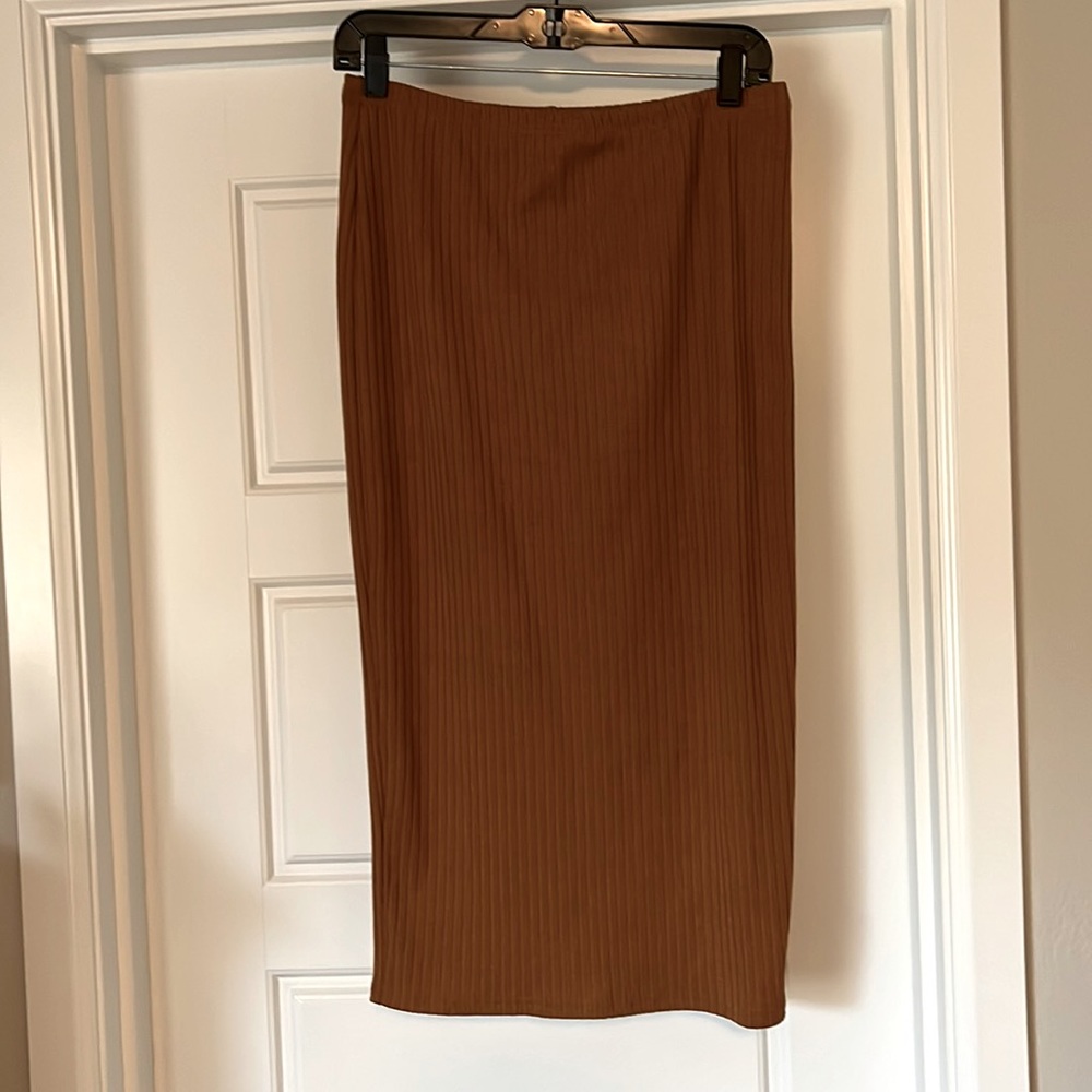 Burnt Orange Pencil skirt